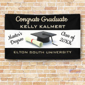 Vier het! Master's Degree Afstuderen Spandoek