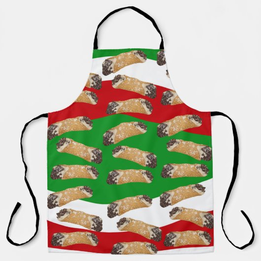 Vier het met Cannoli-patroon Schort (Voorkant)