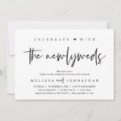 Vier het met de pasgetrouwden, Bruidsontbijt Kaart (Voorkant)