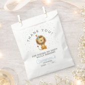 Vier het met een brul! Boy's Lion Verjaardag Bedankzakje (Geknipt)