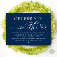 Vier het met ons, Bruilofts diner voor intimi