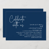 Vier het met ons, Feest na de trouwerij in Kaart (Voorkant / Achterkant)