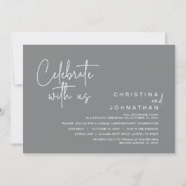 Vier het met ons, Feest na de trouwerij Kaart