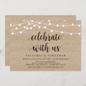 Vier het met ons, Lichtslinger, Trouwontsnapping Kaart (Voorkant / Achterkant)