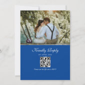 Vier het met ons picknick bruiloft receptie kaart (Achterkant)