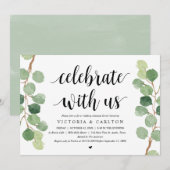 Vier het met ons, Proefhuwelijksdiner Kaart (Voorkant / Achterkant)