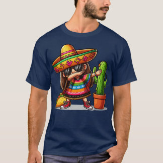 Vier het met onze Dabbing Mexican L T-shirt