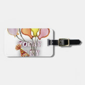 Vier het met onze speelse verjaardagsgroet Happy Bagagelabel (Voorkant horizontaal)