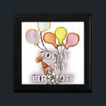 Vier het met onze speelse verjaardagsgroet Happy Cadeaudoosje<br><div class="desc">Vier het met onze speelse verjaardagsgroet: Happy Birthday Broer. Maak de speciale dag van je broer nog leuker met onze speelse verjaardagsgroet: Happy Birthday Bro! Dit grillige ontwerp is voorzien van een grappig stripfiguur met kleurrijke ballonnen, die perfect de vreugde en het gelach van verjaardagsvieringen vastleggen. Waarom kiezen voor een...</div>