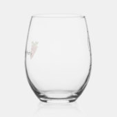 Vier het met wijnstamloos wijnglas wijnglas zonder voet (Rechts)