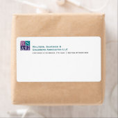 Vier het Monogram Avery Verzendlabel van het Net (Insitu)