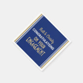 Vier het! Op maat gemaakte verlovingsfeest servett Servet (Hoek)