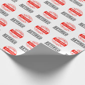 Vier het! papier voor het verpakken van pensioenca (Hoek)