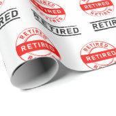 Vier het! papier voor het verpakken van pensioenca (Rol Hoek)