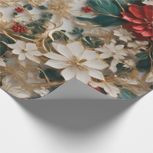 Vier het seizoen met onze Holiday Elegance-oorlog Cadeaupapier (Hoek)