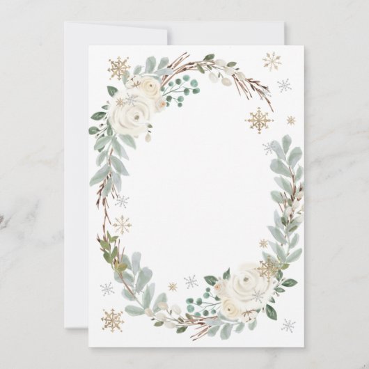 Vier het seizoen open huis uitnodiging (Achterkant)