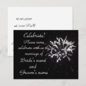 Vier het! uitnodiging briefkaart (Voorkant / Achterkant)