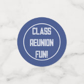 Vier het! Uw klas reünie tafel confetti (Kleine voorkant)