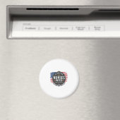 Vier het verpleegstersweek 2026 Patriottische vint Magneet (Insitu (Vaatwasser))