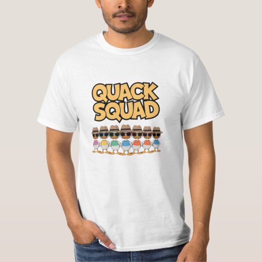 Vier het vijverleven met Duck Art T-shirt (Voorkant)
