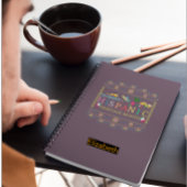 Vier Hispanic Heritage Maand Design Notitieboek