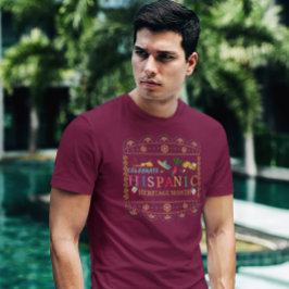 Vier Hispanic Heritage Maand Design T-shirt