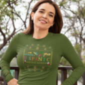 Vier Hispanic Heritage Maand Design T-shirt