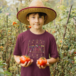 Vier Hispanic Heritage Maand Design T-shirt