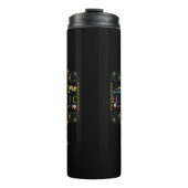 Vier Hispanic Heritage Maand Design Thermosbeker (Voorkant)