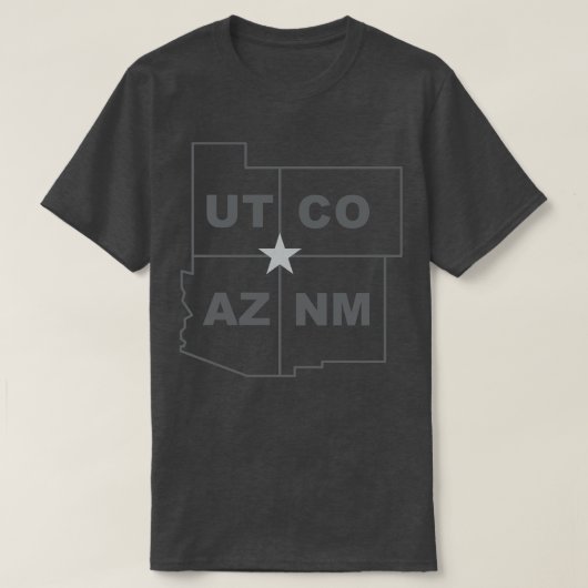 Vier hoeken 2 t-shirt (Design voorkant)