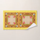 vier hoeken Baroque Bad Handdoek (Handdoek)