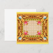 vier hoeken Baroque Kaart (Voorkant / Achterkant)