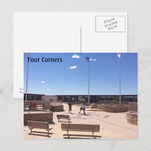 Vier hoeken briefkaart (Voorkant / Achterkant)