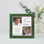 Vier Hoeken de Uitnodiging van het Afstudeerder va (Staand voorkant)