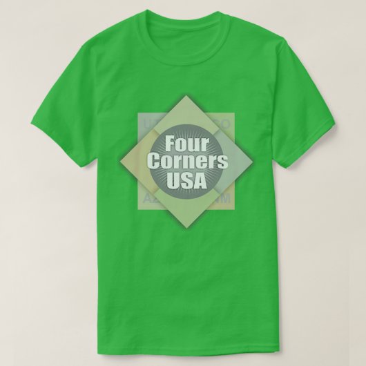 Vier hoeken t-shirt (Design voorkant)