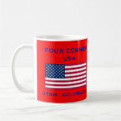 Vier hoeken* Vlaggen Mok (Links)