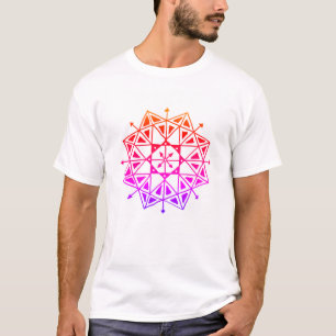 Vier hoeken wereld t-shirt