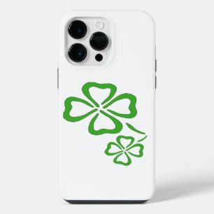Vier Hoesje-Mate iPhone-draagtas met lederen klap iPhone 14 Pro Max Hoesje