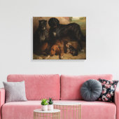  Vier Honden Thomas Musgrave Joy Canvas Afdruk (Insitu (Woonkamer))