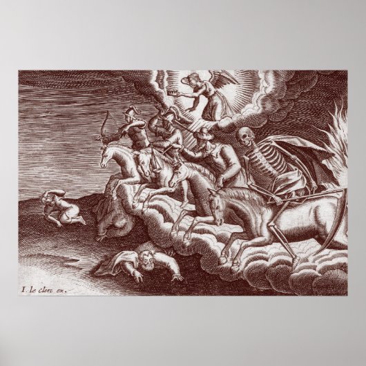 Vier Horsement van het Apocalypse Poster (Voorkant)