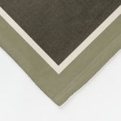 VIER HORSES Fine Art Print Fleece Blanket Deken (Hoek)