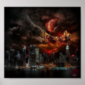 Vier Horsperma New York Poster (Voorkant)