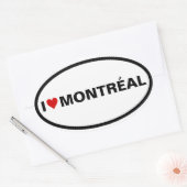 VIER I Montréal Ovale Sticker (Envelop)
