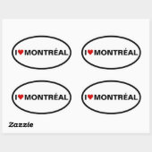 VIER I Montréal Ovale Sticker (Vel)