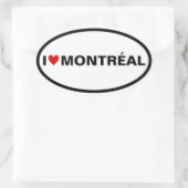 VIER I Montréal Ovale Sticker (Tas)