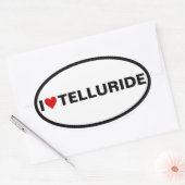 VIER I Telluride Ovale Sticker (Envelop)