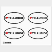 VIER I Telluride Ovale Sticker (Vel)