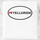 VIER I Telluride Ovale Sticker (Tas)