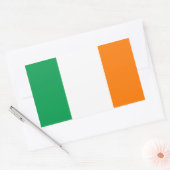 VIER Ierse vlag Rechthoekige Sticker (Envelop)