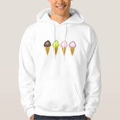 Vier ijsklokken hoodie (Voorkant)
